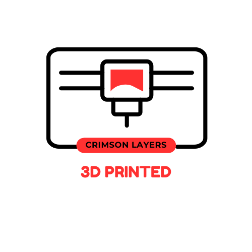 Crimson Layers 3D Printed